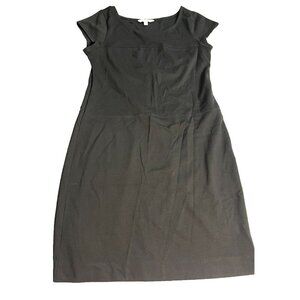 Banana Republic Black Sheath Dress Stretch EUC USA Size Small Women casual work